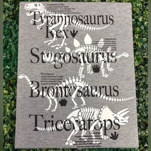 🦕 Dinosaur Skeleton Canvas Wall Art